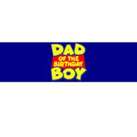 Cartoony Dad of the Birthday Boy Bumper Sticker