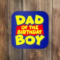 Cartoony Dad of the Birthday Boy Coaster