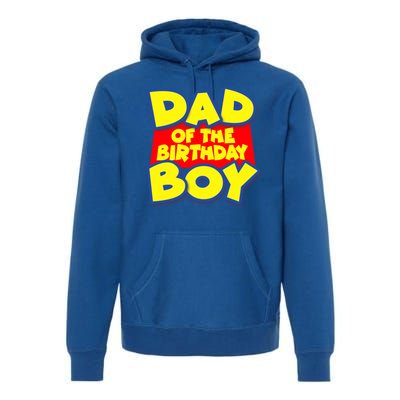 Cartoony Dad of the Birthday Boy Premium Hoodie