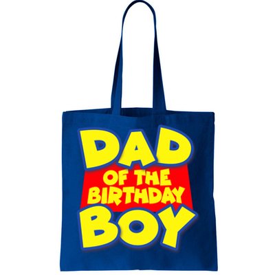 Cartoony Dad of the Birthday Boy Tote Bag