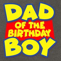 Cartoony Dad of the Birthday Boy Cotton Canvas Backpack