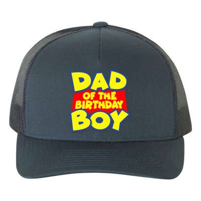 Cartoony Dad of the Birthday Boy Yupoong Adult 5-Panel Trucker Hat