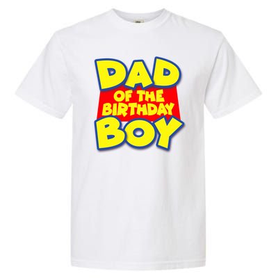 Cartoony Dad of the Birthday Boy Garment-Dyed Heavyweight T-Shirt