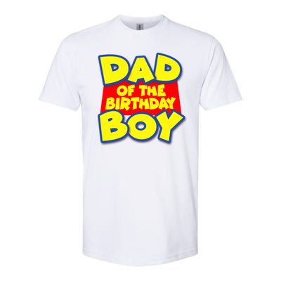 Cartoony Dad of the Birthday Boy Softstyle® CVC T-Shirt