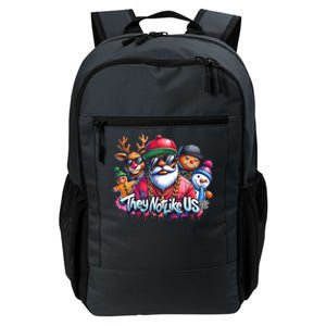 Christmas African Santa They Not Like Us Merry Christmas Day Daily Commute Backpack