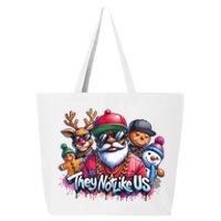 Christmas African Santa They Not Like Us Merry Christmas Day 25L Jumbo Tote