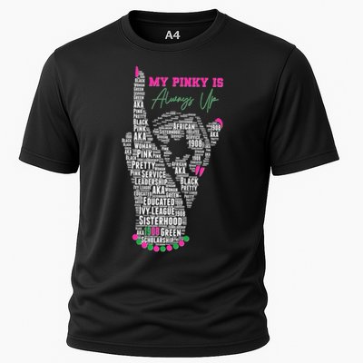 Cool AKA Sorority My Pinky Is Always Up Word Art Performance Shirt