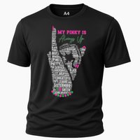 Cool AKA Sorority My Pinky Is Always Up Word Art Performance Shirt