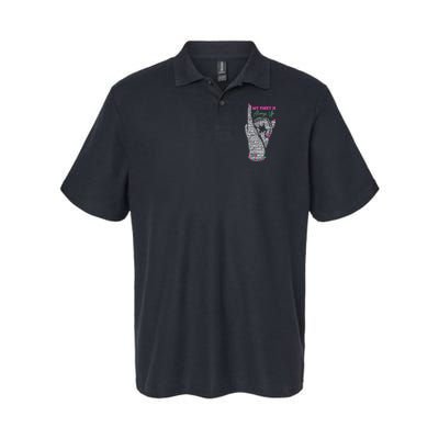 Cool AKA Sorority My Pinky Is Always Up Word Art Polo
