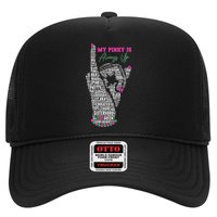 Cool AKA Sorority My Pinky Is Always Up Word Art Hat