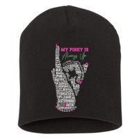 Cool AKA Sorority My Pinky Is Always Up Word Art Short Acrylic Beanie
