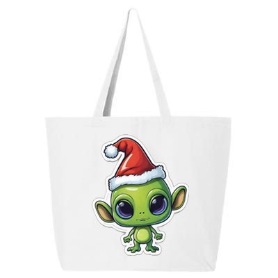 Cute Alien Santa Claus 25L Jumbo Tote