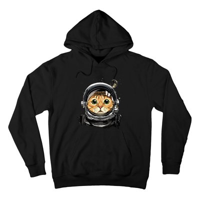 Cat Astronaut Space Exploration Astronomy Lover Hoodie