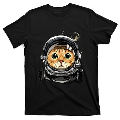 Cat Astronaut Space Exploration Astronomy Lover T-Shirt