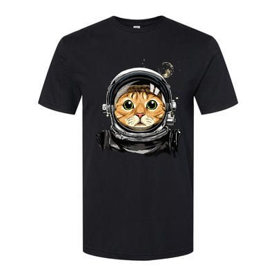 Cat Astronaut Space Exploration Astronomy Lover Softstyle CVC T-Shirt