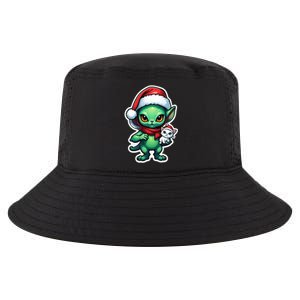 Cute Alien Santa Claus Cat Cool Comfort Performance Bucket Hat