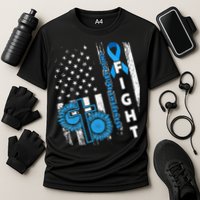 Child Abuse Survivor Child Abuse Prevention Month Rainbow Cooling Performance Crew T-Shirt