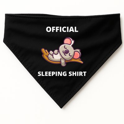 Cute Animal Sleeping Shirt Koala Bear USA-Made Doggie Bandana