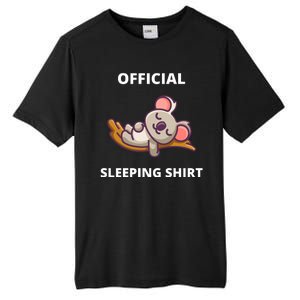 Cute Animal Sleeping Shirt Koala Bear Tall Fusion ChromaSoft Performance T-Shirt