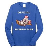 Cute Animal Sleeping Shirt Koala Bear Long Sleeve Shirt