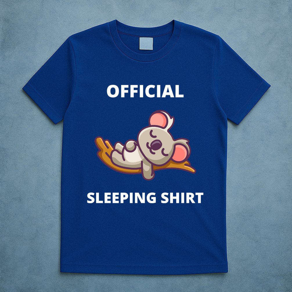 Cute Animal Sleeping Shirt Koala Bear T-Shirt