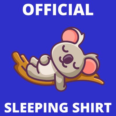 Cute Animal Sleeping Shirt Koala Bear T-Shirt