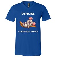 Cute Animal Sleeping Shirt Koala Bear V-Neck T-Shirt