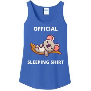 Cute Animal Sleeping Shirt Koala Bear Ladies Essential Tank