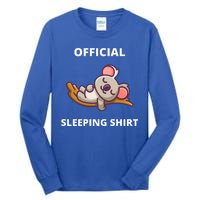 Cute Animal Sleeping Shirt Koala Bear Tall Long Sleeve T-Shirt