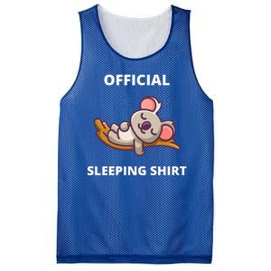 Cute Animal Sleeping Shirt Koala Bear Mesh Reversible Basketball Jersey Tank