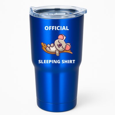 Cute Animal Sleeping Shirt Koala Bear Tumbler