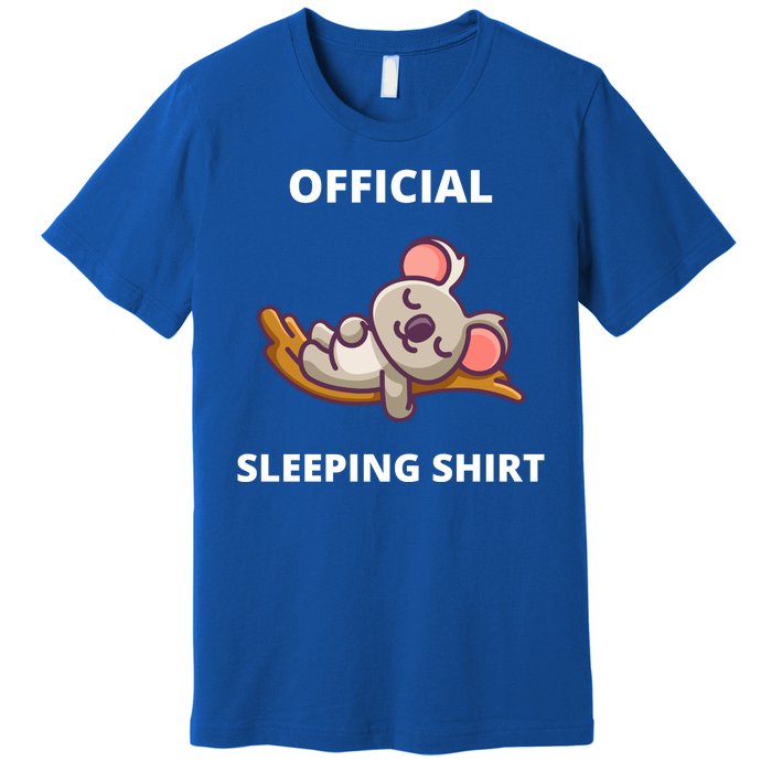 Cute Animal Sleeping Shirt Koala Bear Premium T-Shirt