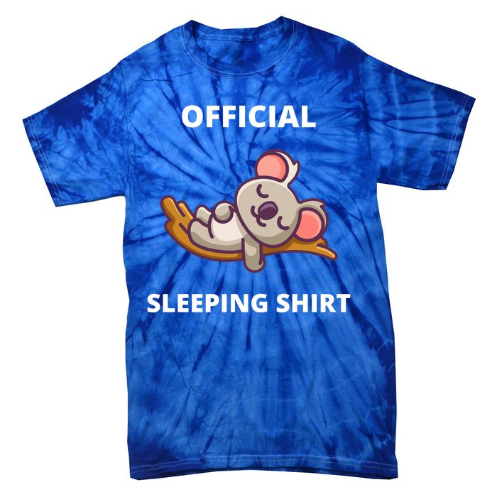 Cute Animal Sleeping Shirt Koala Bear Tie-Dye T-Shirt