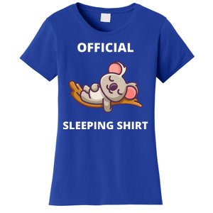 Cute Animal Sleeping Shirt Koala Bear Women's T-Shirt