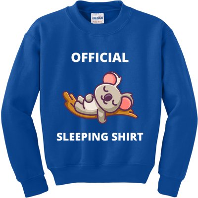 Cute Animal Sleeping Shirt Koala Bear Kids Sweatshirt