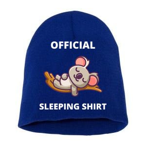 Cute Animal Sleeping Shirt Koala Bear Short Acrylic Beanie