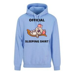 Cute Animal Sleeping Shirt Koala Bear Unisex Surf Hoodie