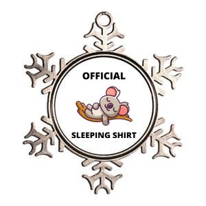 Cute Animal Sleeping Shirt Koala Bear Metallic Star Ornament