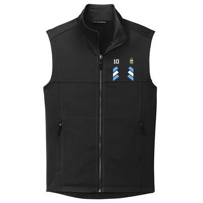 Cool Argentina Soccer Jersey 10 Collective Smooth Fleece Vest