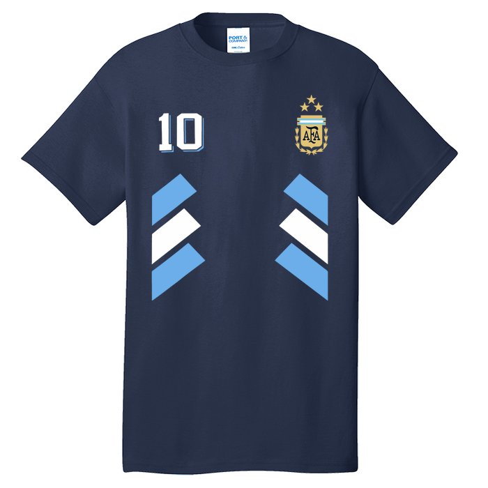 Cool Argentina Soccer Jersey 10 Tall T-Shirt