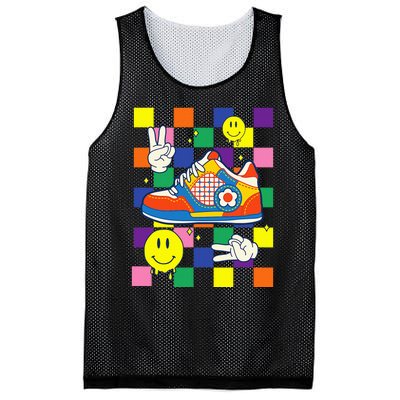 Core Aesthetic Sneaker Fabric Patches Alt Clothing Mesh Reversible Basketball Jersey Tank