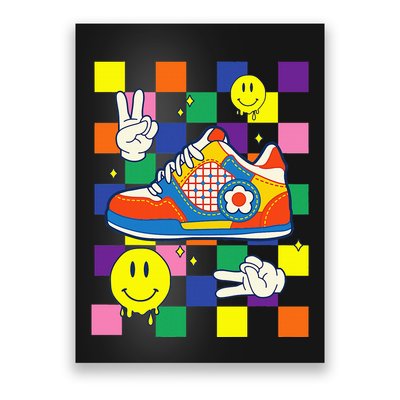 Core Aesthetic Sneaker Fabric Patches Alt Clothing Poster