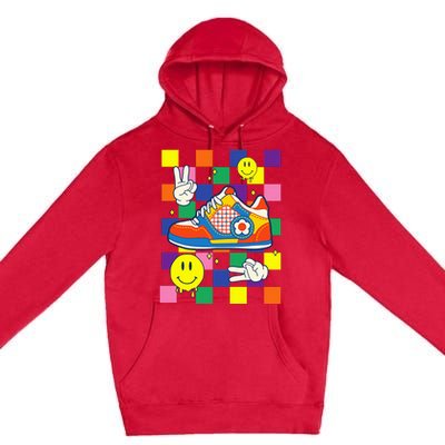 Core Aesthetic Sneaker Fabric Patches Alt Clothing Premium Pullover Hoodie