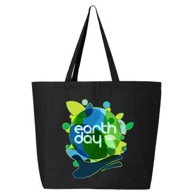 Cool Abstract Shapes Earth Day 25L Jumbo Tote