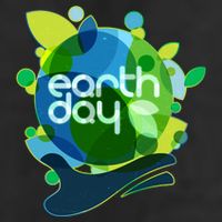 Cool Abstract Shapes Earth Day 25L Jumbo Tote