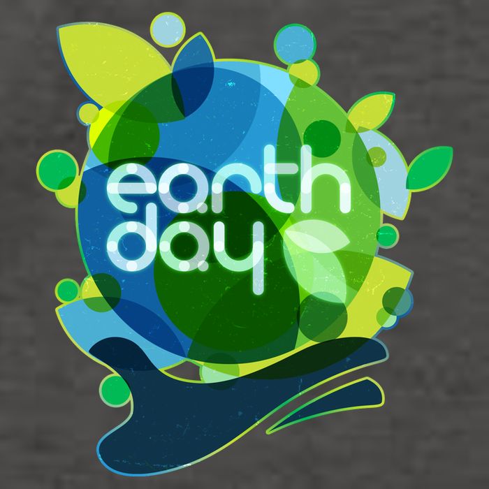 Cool Abstract Shapes Earth Day Vector Backpack