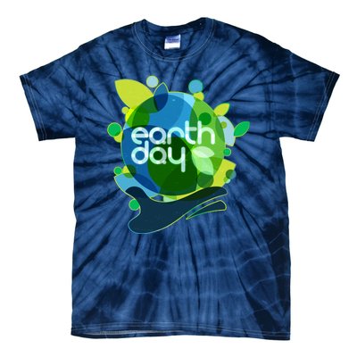 Cool Abstract Shapes Earth Day Tie-Dye T-Shirt