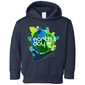 Cool Abstract Shapes Earth Day Toddler Hoodie