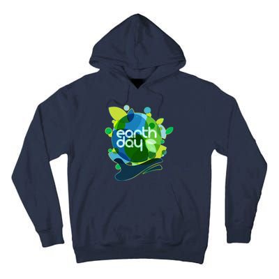 Cool Abstract Shapes Earth Day Tall Hoodie