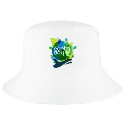 Cool Abstract Shapes Earth Day Cool Comfort Performance Bucket Hat